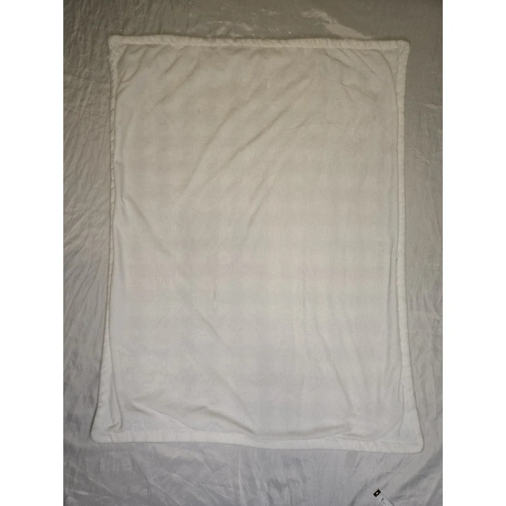 Blankets & Beyond Plush Gingham Gray White‎ Baby Blanket Lovey Security 29x38" - Picture 4 of 8